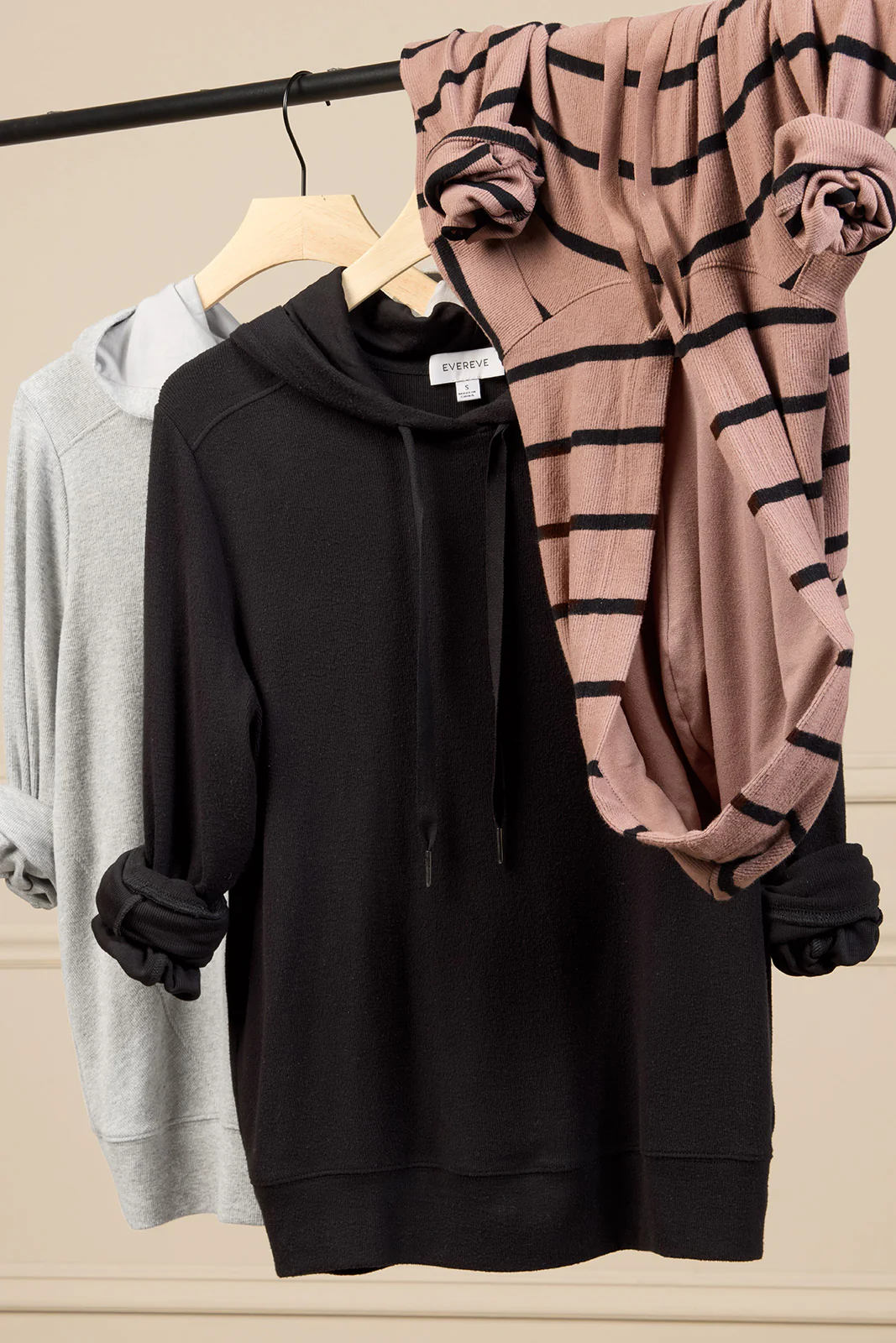 Zoey Rib Inset Hoodie - Image 8