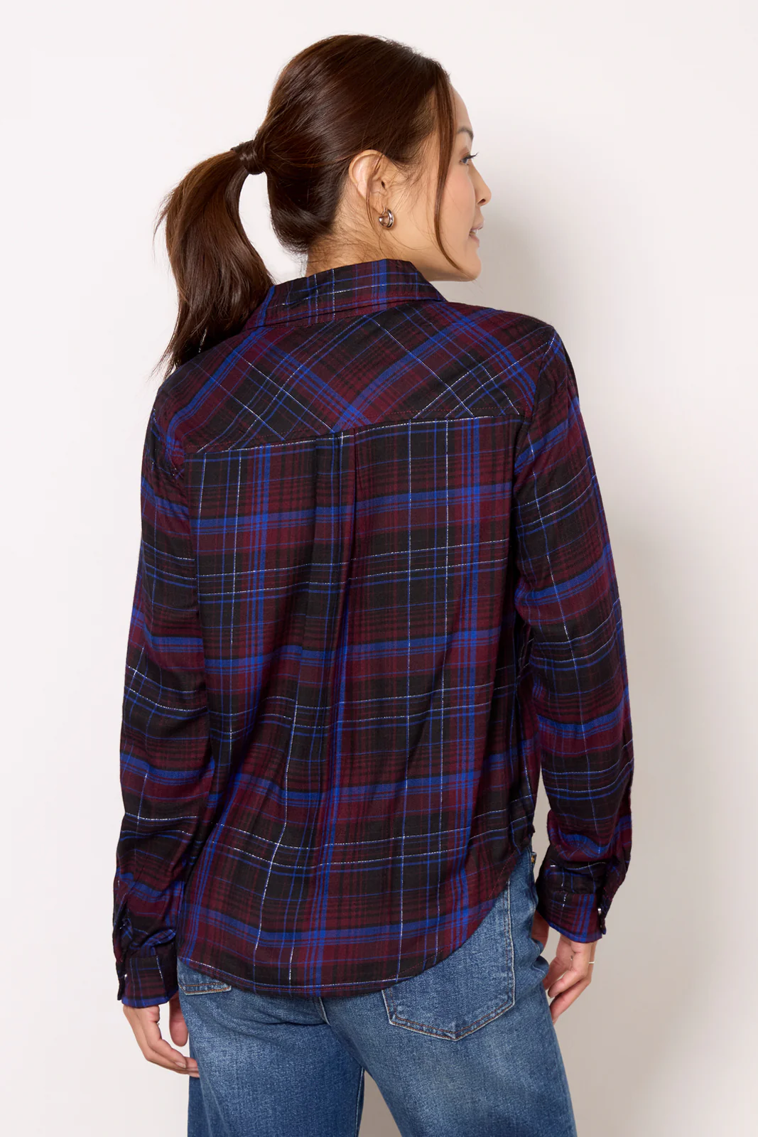 Zuri Plaid Button Down - Image 3