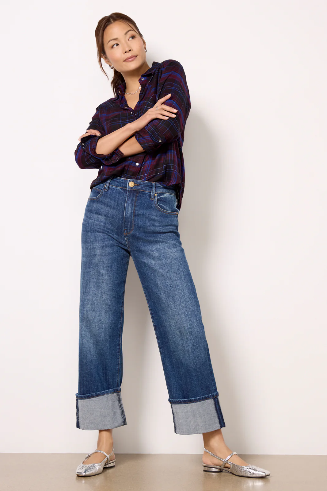 Zuri Plaid Button Down - Image 4